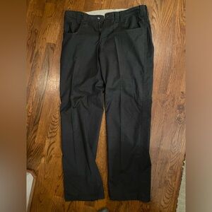 Columbia Sportswear with Omni-shield 
Classic fit, light weight, charcoal color